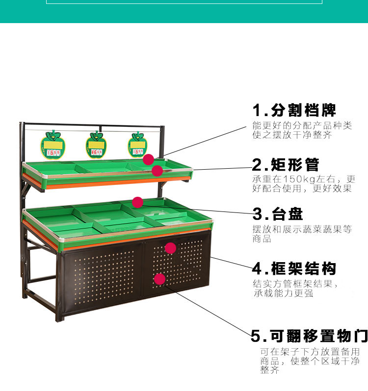 鐵質蔬果貨架