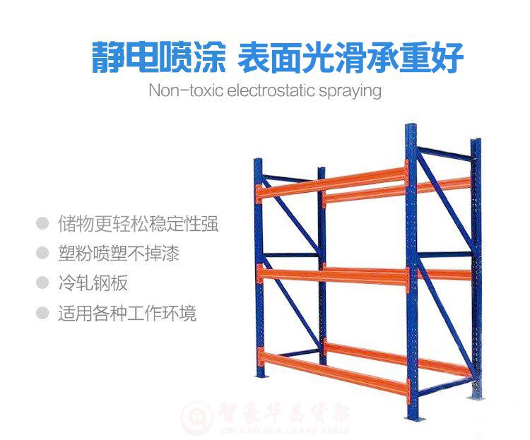 重型倉儲貨架靜電噴塑介紹