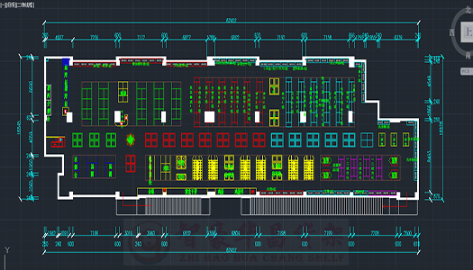 成都超市平面設(shè)計圖紙